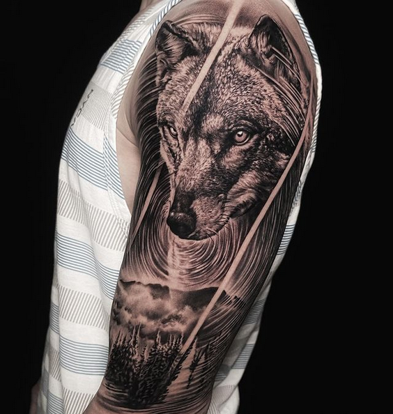 Wolf Sleeve By Jhon Gutti TattooNOW